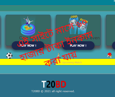 T20bd.com সাইটিতে মাসে ৬০ হাজার টাকা ইনকামের উপায় 