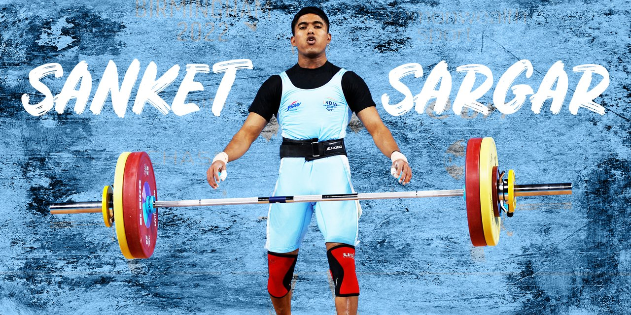 cwg-2022-weightlifting-meet-sanket-sargar-indias-first-medallist-at-birmingham-games