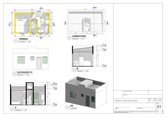 planta de kitnet gratis