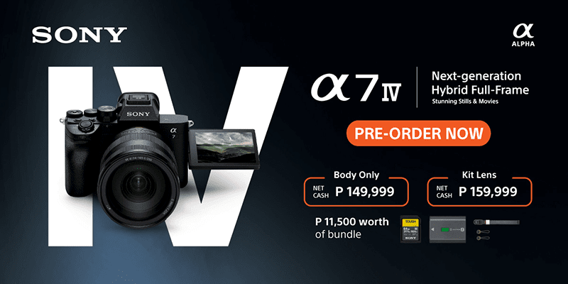 Breaking: Sony Alpha 7 IV is priced at PHP 149,999 in the Philippines!