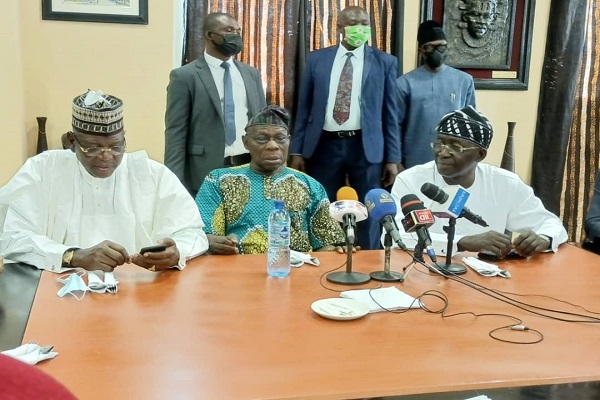 Ahead Of 2023: PDP Begs Obasanjo As New Chairman, Other Leaders Visit Abeokuta 