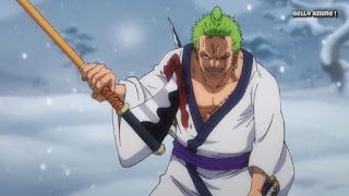 ワンピースアニメ 934話 ワノ国編 | ロロノア・ゾロ | ONE PIECE Roronoa Zoro