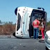 ALAGOINHAS: Grave acidente com microônibus deixa uma pessoa morta e 11 feridas