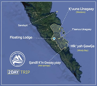 Moresby Explorers Two Day Trip Map