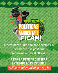 POLÍTICAS AMBIENTAIS FICAM!