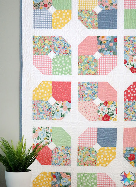 Make Believe quilt pattern by Andy Knowlton of A Bright Corner - precut friendly pattern in five sizes - great for layer cakes, charm packs, and fat quarters