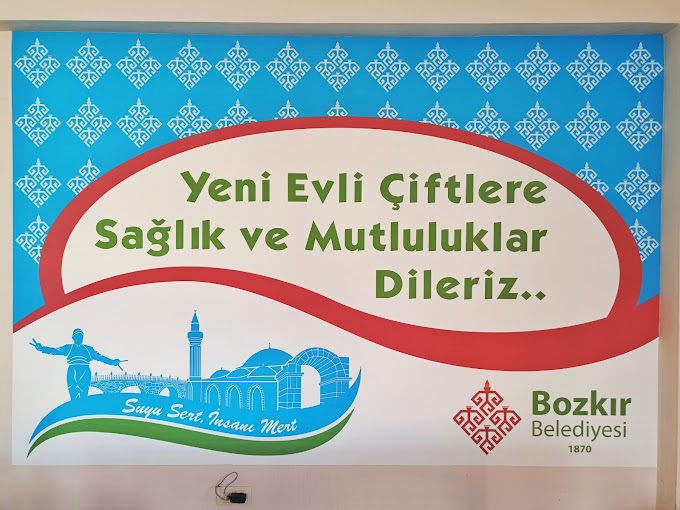 ​Bozkır'da 2022 yılında 130 çift "Mutluluğa Evet" dedi.