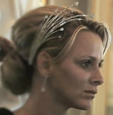 diamond foam tiara princess charlene monaco lorenz baumer