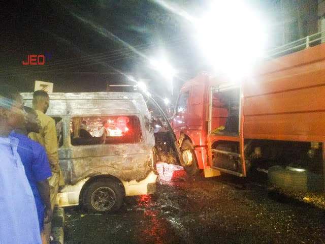 Passengers escape death as bus catches fire in Ilorin
