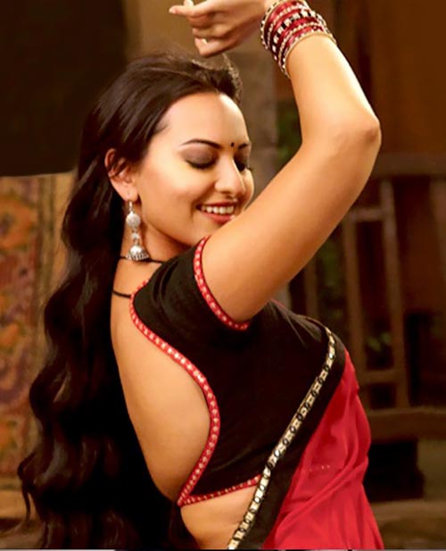 Sonakshi Sinha backless bollywood actress
