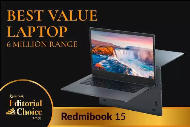 Kategori Best Value Laptop adalah RedmiBook 15