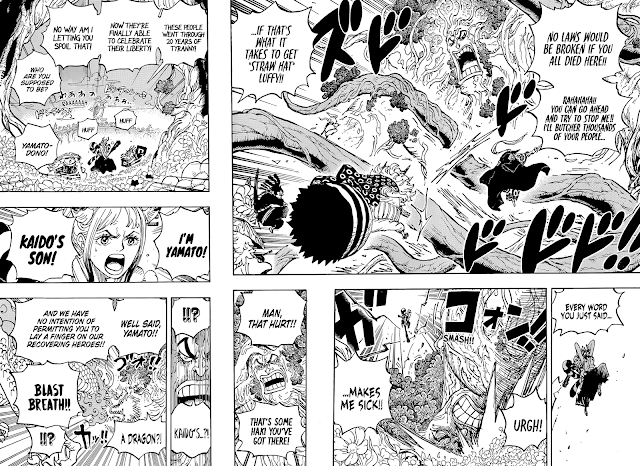 Review Manga One Piece 1054 Yamato datang