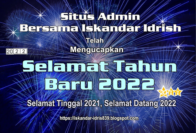 Selamat Tahun Baru 2022 Bersama Admin Blog