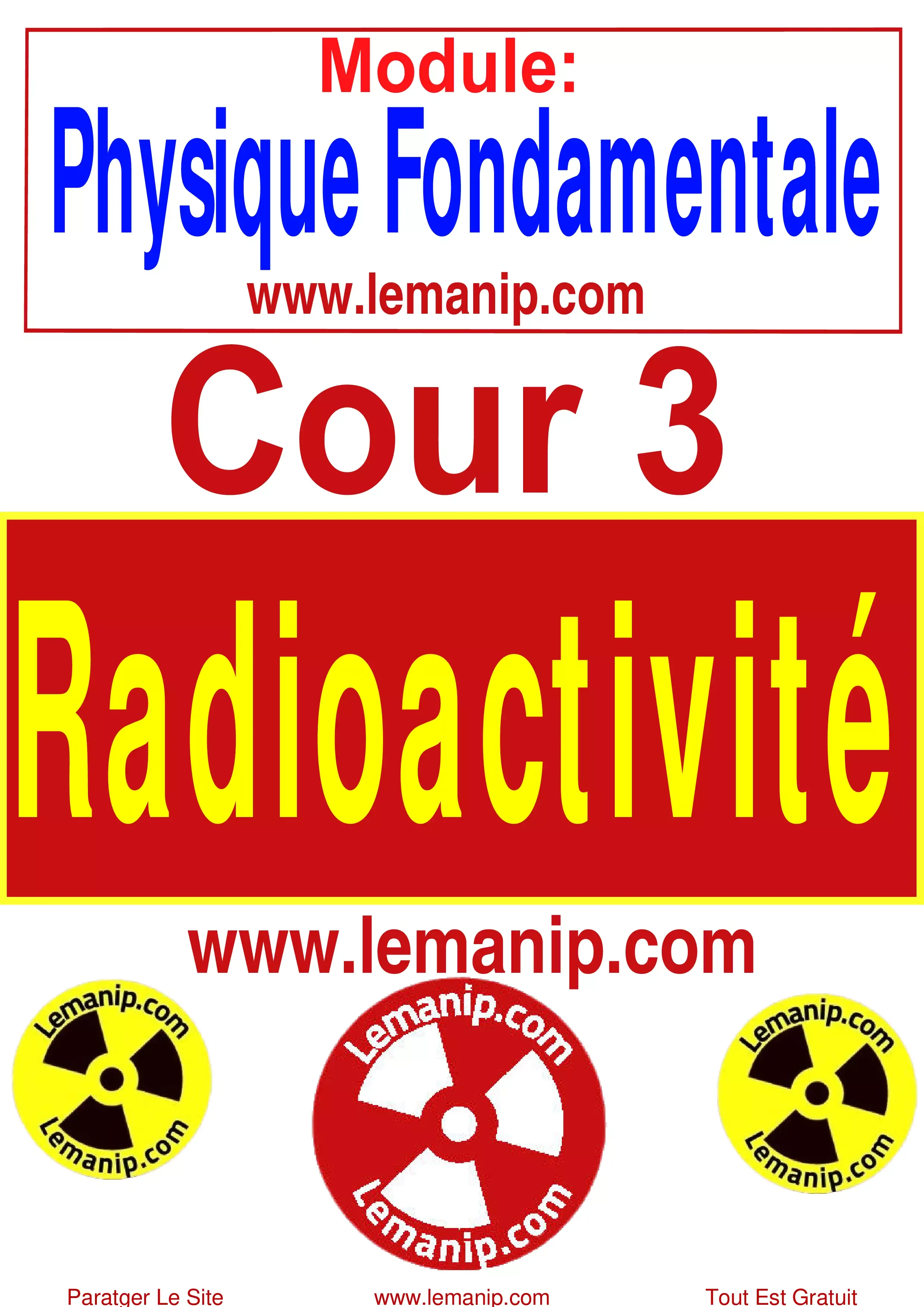 Radioactivité