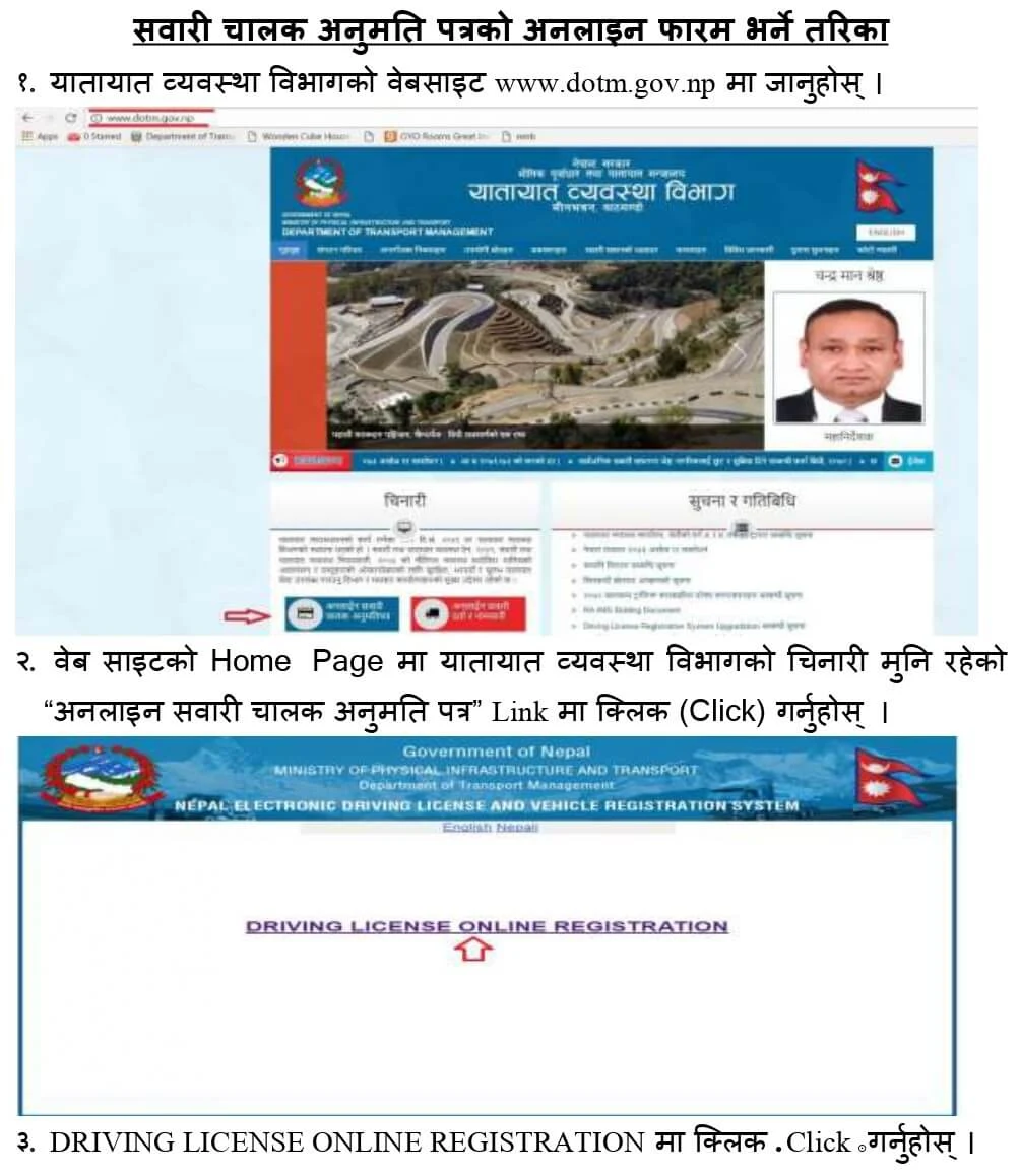 How to Apply for Online Driving License Form Application