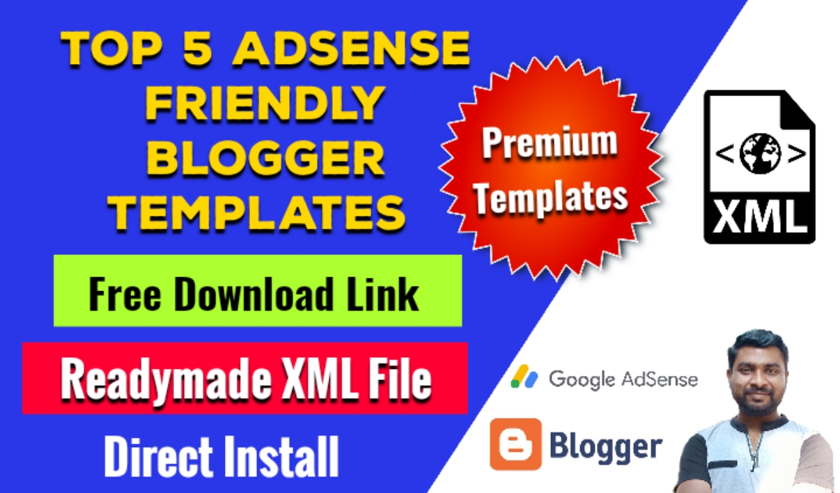 AdSense Friendly Blogger Templates Free Download