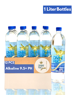 A Divine H2O Alkaline Bottle Water