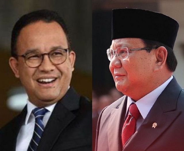 Survei Politika Research and Consulting Simulasi Koalisi Pilpres 2024: Prabowo dan Anies Baswedan Capres Favorit