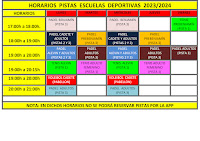 Escuelas  deportivas municipales  2023-24