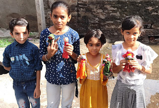 देवशयनी एकादशी पर बालिकाओं ने मनाया डुली बोलावणी पर्व