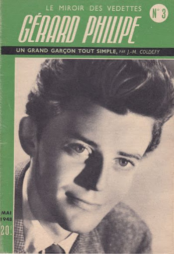 première de couverture du Miroir des Vedettes, Gérard Philipe (mai 1948)