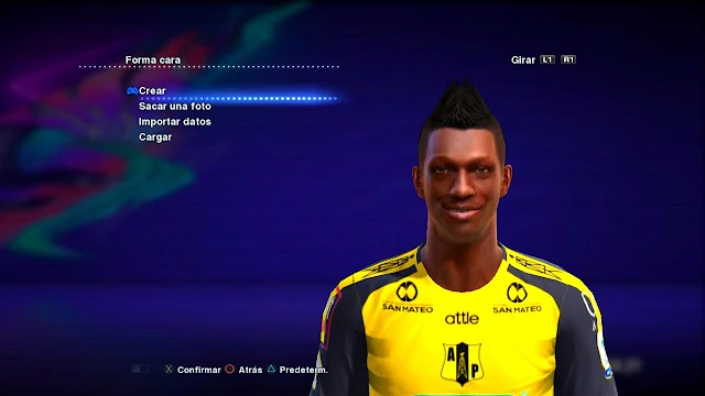 Ezequiel Palomeque Face For PES 2013