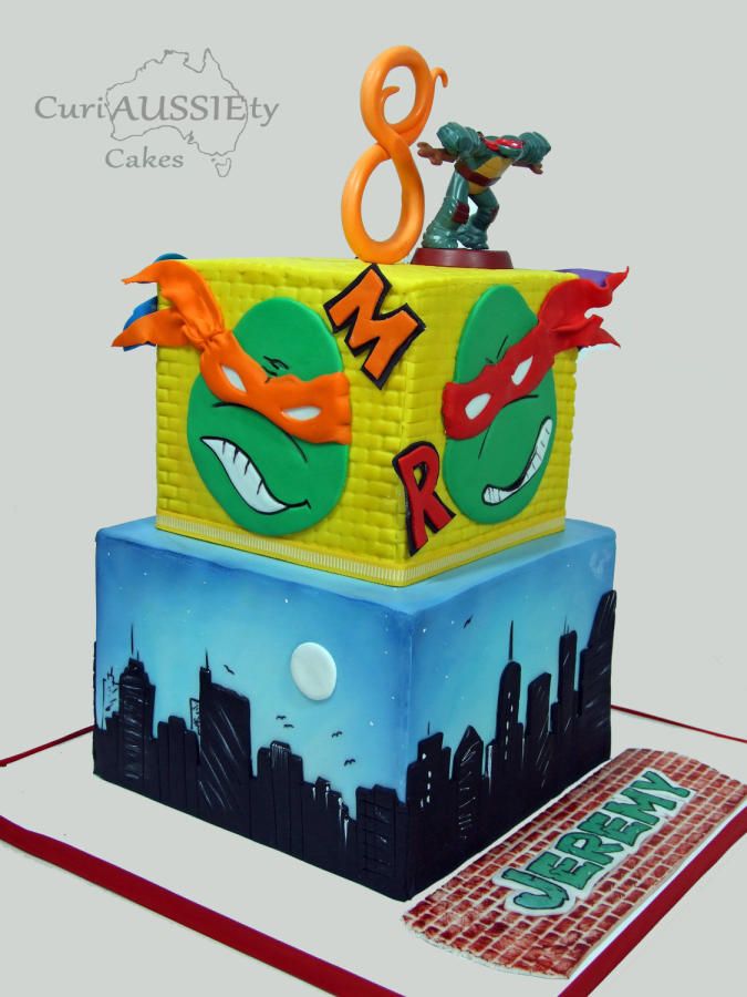 tmnt birthday cakes ideas