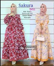 Model Baju Muslim Bahan Katun Jepang Terbaru ini ialah busana dengan konsep terbaru se √45+ Model Baju Muslim Bahan Katun Jepang Terbaru 2022