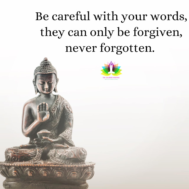 Be Careful With Your Words, They Can Only Be Forgiven Never Forgotten