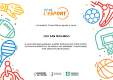 DIPLOMA DIA DE L´ESPORT 2023