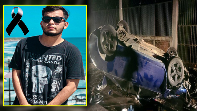El Salvador: Él era Erick Mendoza, joven conductor perdió la vida al volcarse su vehículo en Santa Ana