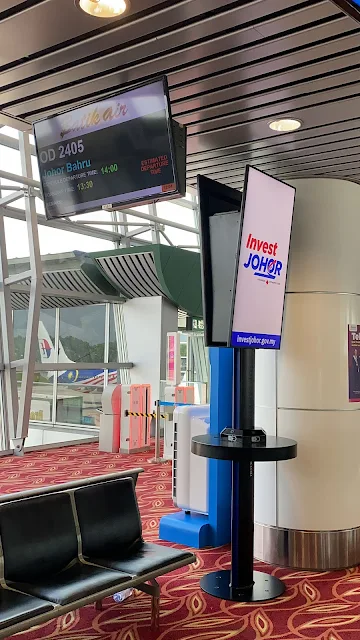 Invest Johor Ad  K1 Digital Screens KLIA Airport Digital Screen Ads Networks Malaysia Kuala Lumpur Charging Stations Network KLIA LED Screen Ads Network