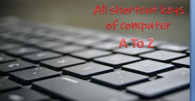 computer shortcut keys,shortcut keys of computer a to z,windows keyboard shortcuts,computer shortcut keys list,all shortcut keys of computer