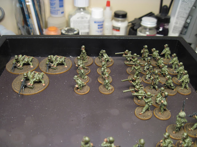 15mm American Support Weapons and NCOs