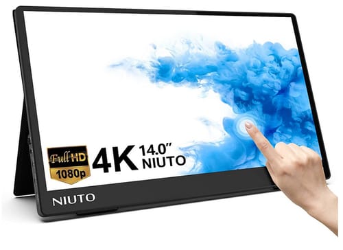NIUTO 14.0 Inch 3840 X 2160 IPS 4K Portable Touch Monitor