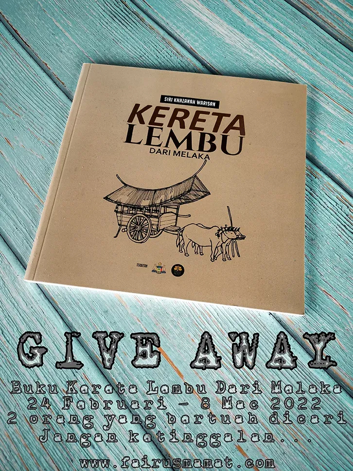 Giveaway Buku Kereta Lembu Dari Melaka oleh www.fairusmamat.com