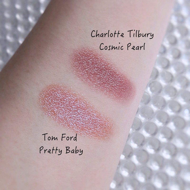 Charlotte Tilbury Cosmic Pearl Eyeshadow Palette review swatches
