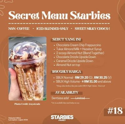 INFO, STARBUCKS , MINUMAN STARBUCKS, STARBUCKS MALAYSIA , MENU STARBUCKS, CARA ORDER STARBUCKS, CARA MUDAH DRIVE THRU STARBUCKS, CARA MUDAH ORDER STARBUCKS, RAHSIA MINUMAN STARBUCKS, FOOD, REVIEW