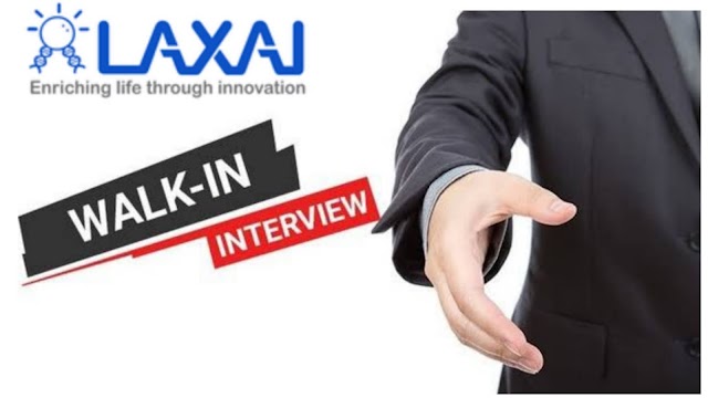 Laxai life sciences | Walk-in for Freshers and Expd on 3rd Dec 2021