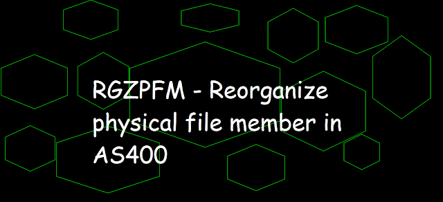 RGZPFM, Reorganize physical file member in AS400,ibmi,iseries,systemi,RGZPFM command in AS400,Reorganize physical file member,reuse the deleted rrn concept in as400,my easy classes