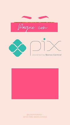 Pague com Pix - Sobrancelhas/ Designer de Sobrancelhas Rosa Pink