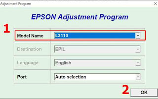 Cara Reset Printer Epson Seri L3110, L3100, Dan L3150