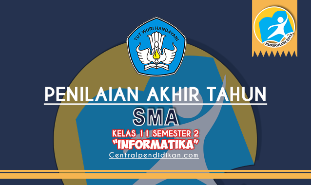 Soal PAT Informatika Kelas XI SMA Semester 2 Tahun 2023, Online dan PDF