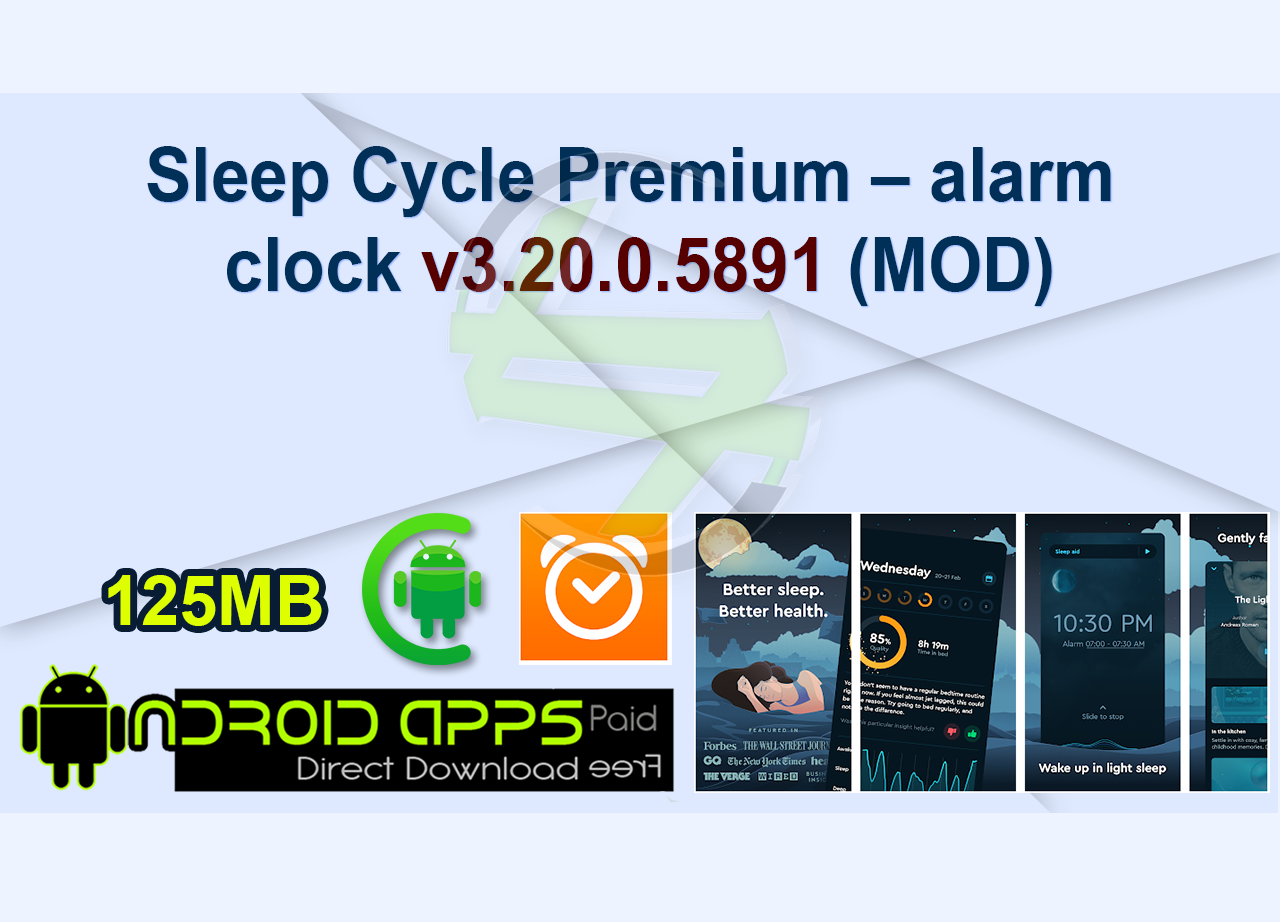 Sleep Cycle Premium – alarm clock v3.20.0.5891 (MOD)