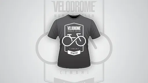 T-Shirt design: Velodrome - XX04 - H2O Clothing by IchsanyPRO - Indonesia Graphic Designer