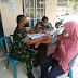 Babinsa Dampingi Dan Pantau Pelaksanaan Vaksinasi Covid 19 Di Korong sakayan