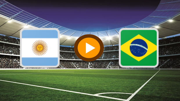 Jogo Argentina vs Brasil ao vivo