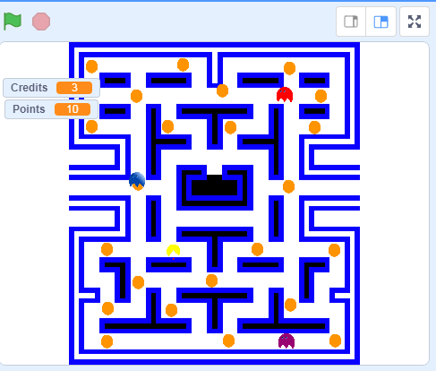 pacman backdrop for scratch