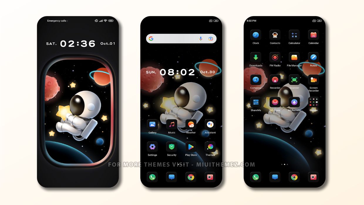 The Astronaut MIUI Theme