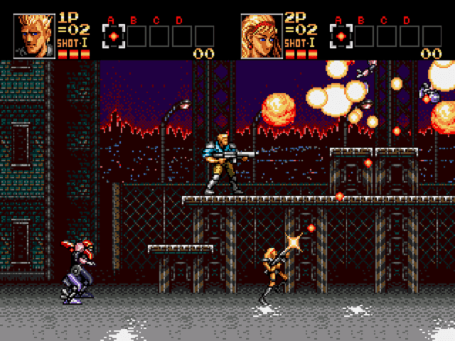 🕹️ Play Retro Games Online: Contra Hard Corps (SEGA)